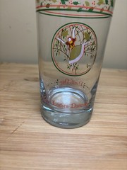Libbey 12 Days of Christmas Glass “Nine Ladies Dancing” 9th Day Drinkware VTG
