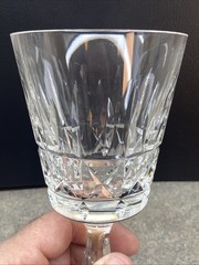 Waterford Crysyal Kylemore Water Goblet Stemware Glass 6-3/4” Set of 4 W/storage