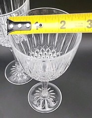 Cristal D’Arques Constance Plain Wine Glasses set of 4-8 oz 6 5/8″