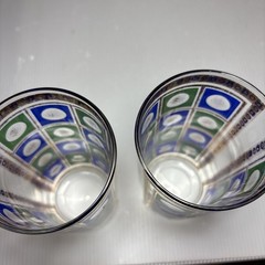 MCM Culver “Empress” Highball Glass Set Of 2 With 22k Gold Trim 60’s Signed