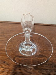 Gorham Crystal Royal Devon Champagne Flute With Gold Rim Full Lead Crystal