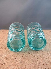 Driftwood Casual Senca Peacock Light Blue 2 Juice Glass 2 Water Glasses Tumbler