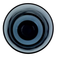 Vintage Libbey Tulip Dusky Blue Glass Flat Tumbler Replacement Footed 14oz 5.25″