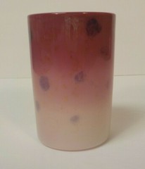 Scarce New England Peachblow AGATA Art Glass Tumbler, c.1887 (#2)