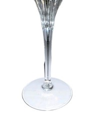 Vtg DaVinci Pisa Floral Wine Glass Water Goblet Stemware 7¾» Etched Da Vinci A+!