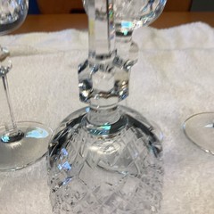 FRANZ WITTWER Saskia Crystal Wine (?) Glass Circa 1966 Germany 7”