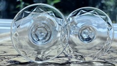 Rogaska GALLIA Crystal CHAMPAGNE FLUTE 9 5/8”Tall Excellent Condition- Set of 2
