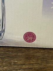 CRISTAL D’ARQUES BRETAGNE CRYSTAL DOUBLE OLD FASHIONED GLASSES – SET OF 4 USED