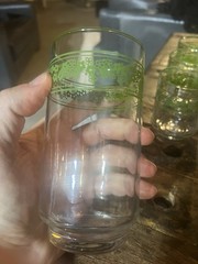 Rare Vintage Queen Anne’s Juice Glasses And Tumbler Glasses