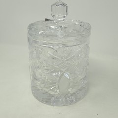 CRYSTAL CLEAR INDUSTRIES Essex Candy Jar & Lid 8″ tall 24% Lead Crystal Turkey