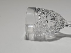 Crystal d’Adriana «LUNA» Cordial Glasses 24% Lead Crystal 3 5/8″ Tall Clear VTG