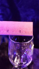 6.25 Inch Crystal Stemware Wine Glasses Set of 2 Crystal Clear