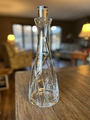 Galway Irish Cut Crystal MYSTIQUE Whiskey Decanter With Stopper 13.5” No Chips