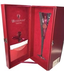 WATERFORD 12 Days of Christmas Two Turtle Doves Champagne Flute Wine Glass 10.5”