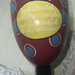 Encore Wine Glass Polka Dot New With Tags, “Sophisticated” See Words