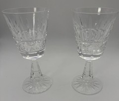 Waterford Crystal Kylemore Claret Wine Glass 6in Stemware Lot of 2