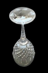 Set Of 2 Mikasa Crystal Coventry VT200 Wine Glasses 8-5/8” Tall Excellent