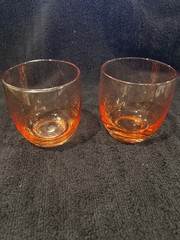 Beautiful Vintage colored water glasses