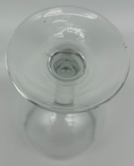 Water Goblet~Lot of 6~Clear Thick Glass