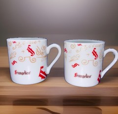 Set Of 2 Frangelico Cordial Expresso Tea Coffee Cup Mug Disegno 2010 Pair