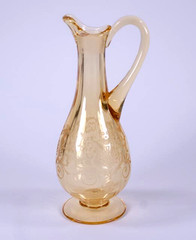 Fostoria Glass Versailles Topaz Amber Cruet NO Stopper