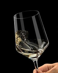 Red Wine Glasses Set of 4, Premium Crystal Wine 4 Count (Pack of 1) Red 15oz