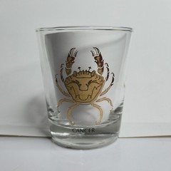 Rare VTG Set of 12 Zodiac 22kt Anchor Hocking Gold Glasses 12oz