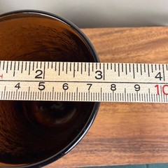 Tiffin Franciscan Madeira Amber Brown Smoke Glass Footed Tumbler Set of 3 Vtg