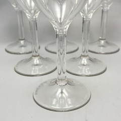 Target Wine Glass Plastic Acrylic Clear Poolside Outdoor Stemware 6Pc Set New