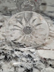 SET OF 2 Waterford Crystal Araglin Platinum Wine Glass 7″ H