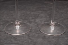 SET 2 Union Street Sienna Crystal Gold Optic Chardonnay Wine Glass Goblet 11″