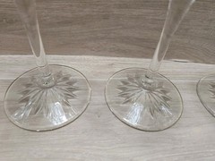 Royal Doulton Earlswood 6 x Goblet Fine Crystal Made in Italy, 8.25in