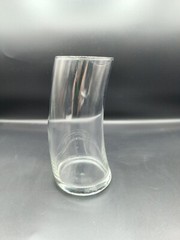 Vintage Libbey Bravura Cooler HighBall Drinking Glasses Curved Sideways Shape