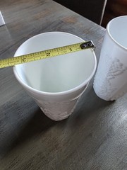 Indiana Glass Colony Harvest Milk Glass Grape Leaves Tumbler Glass – Set of 2