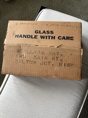 Vintage Viking Glass 5 Oz Juice Glasses Set of 12 Gold Wheat w Original 1964 Box
