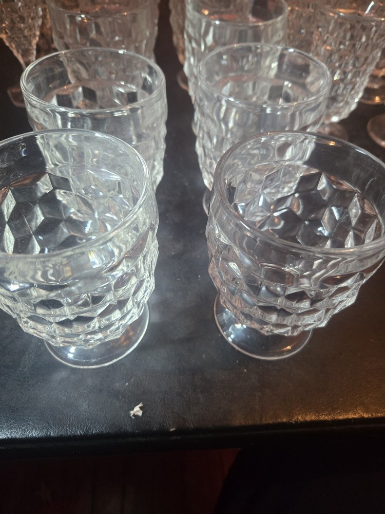 Set Of 4 Fostoria American 9oz Footed Tumbler