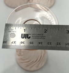 5 Cristal D’Arques-Durand Rosaline Pink Swirl Optic Water Goblet 6oz France 5 ¾»