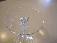 Libbey Rock Sharpe Arctic Rose Base Star Of David Liquor Cocktail Glass Stem3005