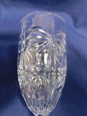 G8 – Godinger / Shannon Crystal South Beach Palm Iced Tea Glasses Lot of 4