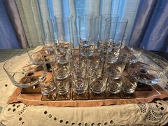 Rosenthal Crystal 24 piece Cordials Wine Dessert Champagne Contemporary