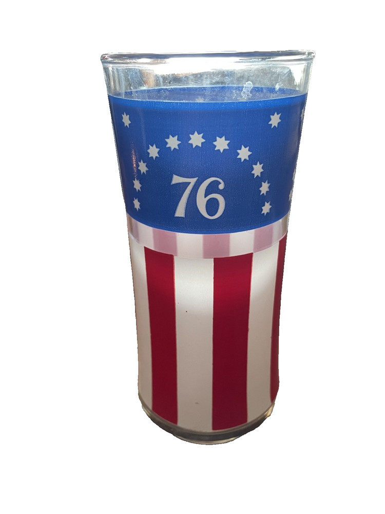 VTG Libbey Libby Bicentennial Tumbler Glass 1976 «Spirit of ’76» Patriotic 16 oz