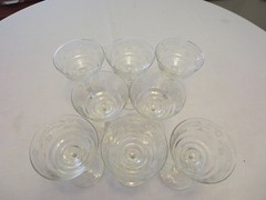 Set of 8 Rock Sharpe Halifax 6 1/8” Tall Sherbets/ Champagnes