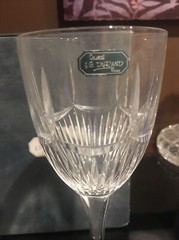 Set of 4 J. G. Durand ‘Radiance’ water Goblets New in Box 10 1/4oz 9”