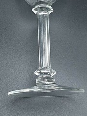 5 TIFFEN TOURAINE ROSE ETCHED PEDESTAL COCKTAIL GLASSES 5.5″ TALL 3.5″ WIDE