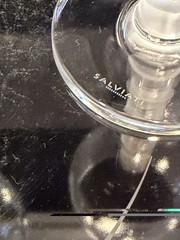 4 Elegant Salviati Bassorilievi 7 5/8″ Wine Glasses Signed Murano Italy