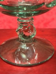 Vtg Fostoria Jamestown Green Glass Set 16pc Pitcher Water Goblets Sherbet Cups