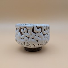 sake cup　”GUINOMI　HAGI-YAKI” All surface Oni Hagi with a cut footring