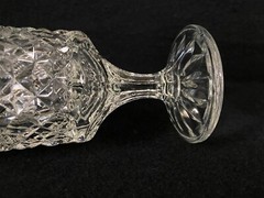 4 Vintage Anchor Hocking Wexford Wine Juice Goblets 5 3/8″ Tall Clear Glass
