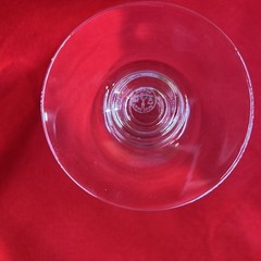 Pair (2) of Baccarat French Crystal Provence Water Goblets France Signed 6 3/8