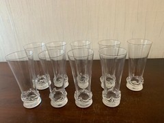 21 Sorcy Cristal Daum France Champagne Flutes, Each Price